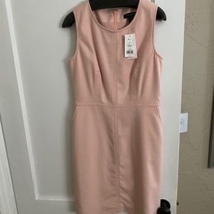 Light pink shift dress